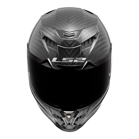 LS2 FF807 Dragon Carbon Helmet - Matte Carbon 06