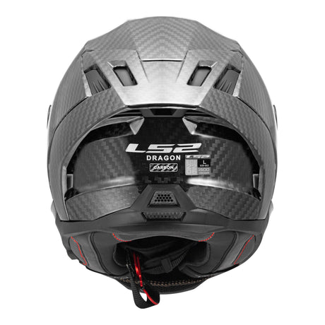 LS2 FF807 Dragon Carbon Helmet - Matte Carbon 06