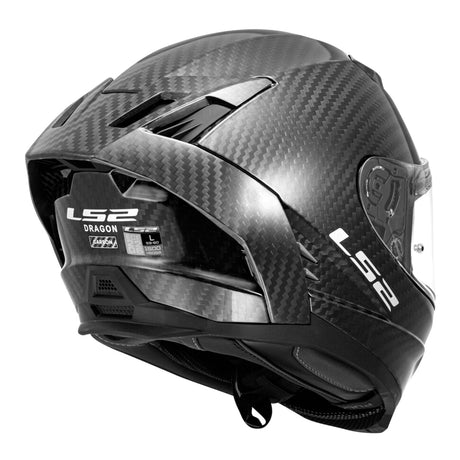 LS2 FF807 Dragon Carbon Helmet - Matte Carbon 06
