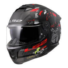 Load image into Gallery viewer, LS2 FF808 Stream II Angry Monkey Helmet - Matte Black / Red 06