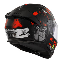 Load image into Gallery viewer, LS2 FF808 Stream II Angry Monkey Helmet - Matte Black / Red 06