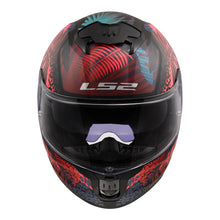 Load image into Gallery viewer, LS2 FF808 Stream II Jungle Helmet - Matte Black / Pink / Blue 06