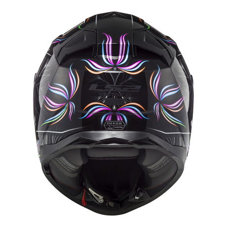 LS2 FF811 Vector II Tropical Helmet - Black / White 06