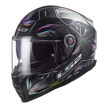 Load image into Gallery viewer, LS2 FF811 Vector II Tropical Helmet - Black / White 06