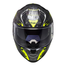 Load image into Gallery viewer, LS2 FF811 Vector II Techbot Helmet - Matte Titanium / Hi-Vis Yellow