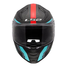 Load image into Gallery viewer, LS2 FF811 Vector II Carbon Grid Helmet - Cyan