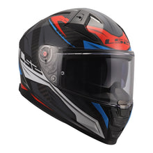 Load image into Gallery viewer, LS2 FF811 Vector II Carbon Savage Helmet - Blue / Red