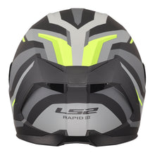 Load image into Gallery viewer, LS2 FF820 Rapid III Hyper Helmet - Black / Hi-Vis Yellow