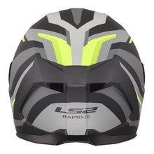 Load image into Gallery viewer, LS2 FF820 Rapid III Hyper Helmet - Black / Hi-Vis Yellow