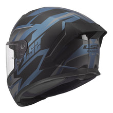 Load image into Gallery viewer, LS2 FF820 Rapid III Xtrem Helmet - Black / Blue Petrol