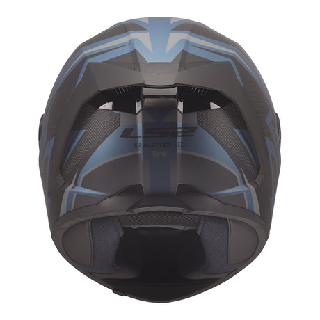 LS2 FF820 Rapid III Xtrem Helmet - Black / Blue Petrol