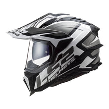 Load image into Gallery viewer, LS2 MX701 Explorer Alter HPFC Helmet - Matte Black / White 06
