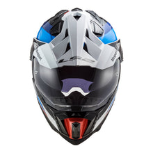 Load image into Gallery viewer, LS2 MX701 Explorer Carbon Frontier Helmet - Black / Blue