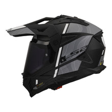 Load image into Gallery viewer, LS2 MX702 Pioneer II Hill Helmet - Matte Black / White 06