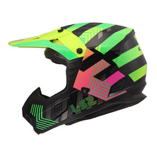 Load image into Gallery viewer, LS2 MX706J COZ Chromatic Junior Helmet - Black / Hi-Vis Pink