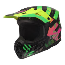 Load image into Gallery viewer, LS2 MX706J COZ Chromatic Junior Helmet - Black / Hi-Vis Pink