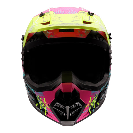 LS2 MX706J COZ Gorilla Junior Helmet - Gloss Purple