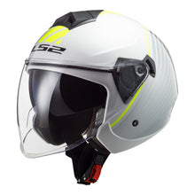 Load image into Gallery viewer, LS2 OF573 Twister II Luna Helmet - White / Silver