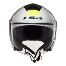 Load image into Gallery viewer, LS2 OF573 Twister II Luna Helmet - White / Silver