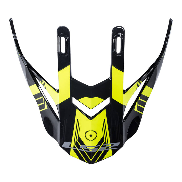 LS2 MX436 Pioneer Peak Trigger - Black / Hi-Vis