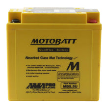 Load image into Gallery viewer, Motobatt Battery Quadflex 12V AGM - MB5.5U  *10