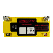 Load image into Gallery viewer, Motobatt Pro Lithium Battery ML51814-HP *4