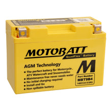 Load image into Gallery viewer, Motobatt Battery Quadflex AGM - MBT9B4