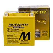 Load image into Gallery viewer, Motobatt Battery Quadflex AGM - MBTX16U
