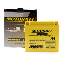 Load image into Gallery viewer, Motobatt Battery Quadflex AGM - MBTX20U