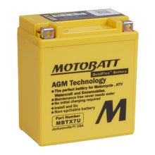 Load image into Gallery viewer, Motobatt Battery Quadflex AGM - MBTX7U