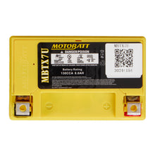 Load image into Gallery viewer, Motobatt Battery Quadflex AGM - MBTX7U