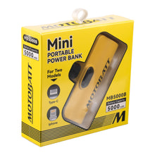 Load image into Gallery viewer, Motobatt Lithium Mini Portable Power Bank 5000mAh