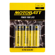 Load image into Gallery viewer, Motobatt AA (LR6) 1.5 Alkaline Battery (4/Card) *10