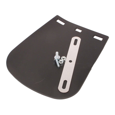 WHITES MUDFLAP BLK PVC LGE MOTORCYCLE