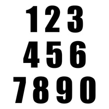Load image into Gallery viewer, Whites Race Number - Black #3 (10 Pack)