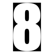 Load image into Gallery viewer, Whites Race Number - White #8 (10 Pack)
