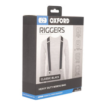 Load image into Gallery viewer, Oxford Riggers Braces Classic Black