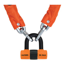 Load image into Gallery viewer, Oxford HD Chain Lock 1.5metre - Orange