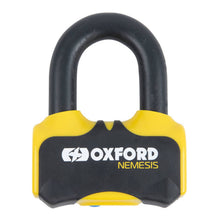 Load image into Gallery viewer, OXFORD NEMESIS 16MM DISC LOCK YELLOW
