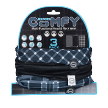 Load image into Gallery viewer, Oxford Comfy - Black &amp; White Tartan (3 Pack)