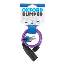 Load image into Gallery viewer, Oxford Bumper Cable Lock 6mm X 600mm - Purple