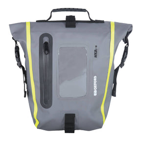 Oxford Tank Bag Aqua M8 - Black / Grey / Fluro Yellow