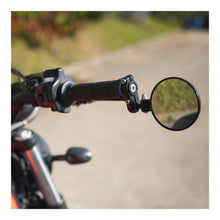 Load image into Gallery viewer, Oxford Fold Away Mirror Black 76mm Diameter