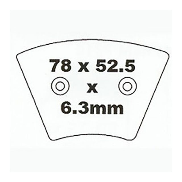 Premier Brake Pads - P Organic Standard