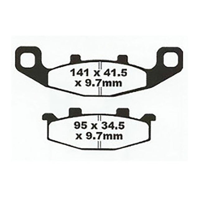 Premier Brake Pads - PV Semi Sintered