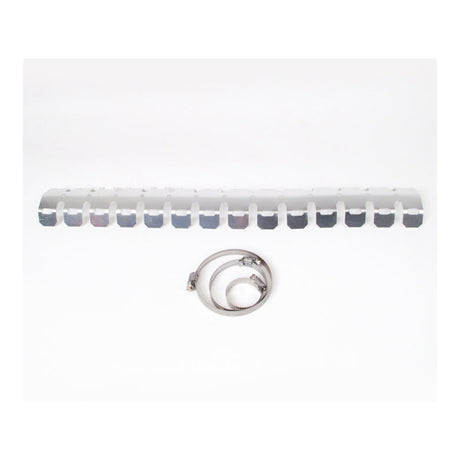 Whites Head Pipe Guard with Clamp - Silver