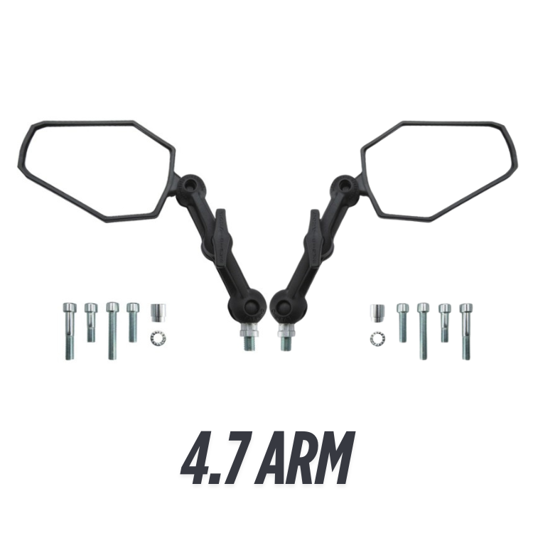 Doubletake Adventure Mirrors 4.7" arms/ Pair Gen2