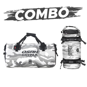 Universal Osah Combo 40L Duffel + 25L Tailpack White Camo