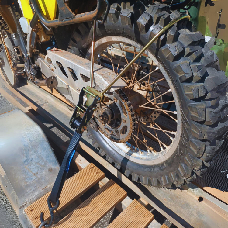 Racefoxx Rear Wheel Tie Down Strap, Lashing
