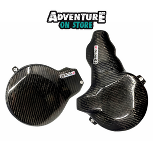 Carbon Fiber Engine Covers for AJP PR7